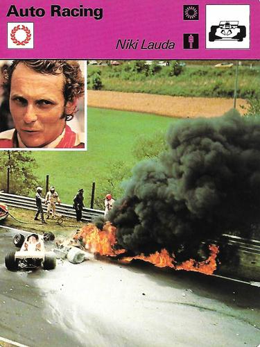 1977-79 Sportscaster Series 8 #08-24 Niki Lauda Front