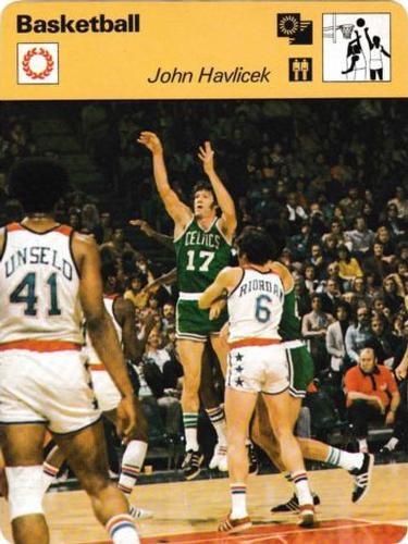 1977-79 Sportscaster Series 10 #10-18 John Havlicek Front