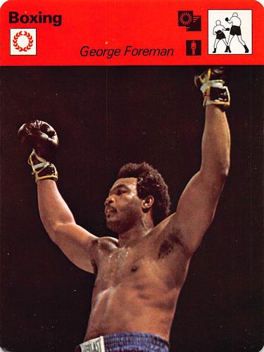 1977-79 Sportscaster Series 14 #14-03 George Foreman Front