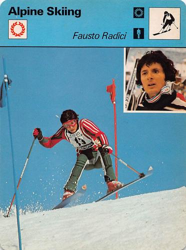 1977-79 Sportscaster Series 16 #16-23 Fausto Radici Front