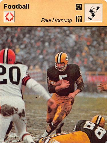 1977-79 Sportscaster Series 16 #16-12 Paul Hornung Front