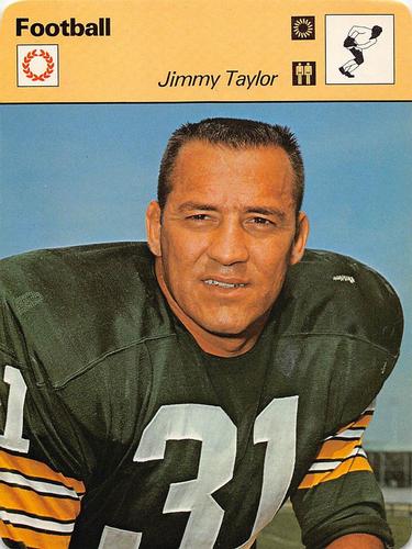 1977-79 Sportscaster Series 17 #17-01 Jimmy Taylor Front