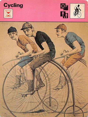 1977-79 Sportscaster Series 18 #18-10 The Start of Competition Cycling Front