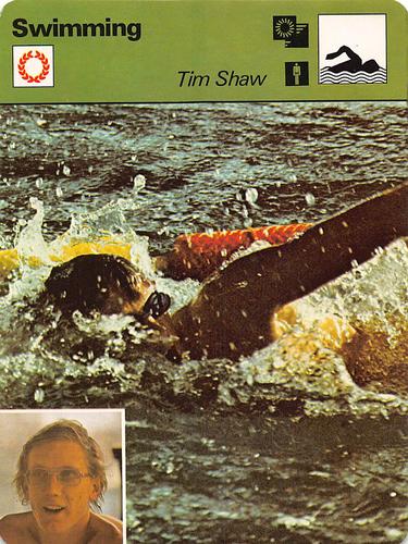1977-79 Sportscaster Series 24 #24-23 Tim Shaw Front