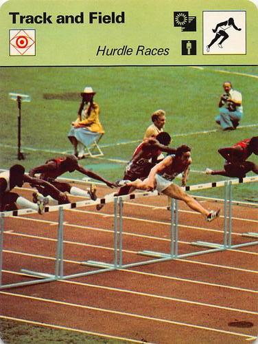 1977-79 Sportscaster Series 25 #25-16 Hurdle Races Front