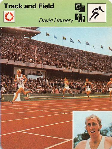 1977-79 Sportscaster Series 25 #25-22 David Hemery Front