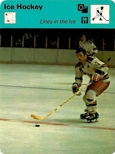 1977-79 Sportscaster Series 33 #33-03 Lines in the Ice Front