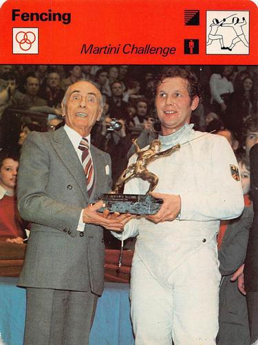 1977-79 Sportscaster Series 34 #34-01 Martini Challenge Front