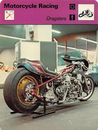 1977-79 Sportscaster Series 34 #34-15 Dragsters Front