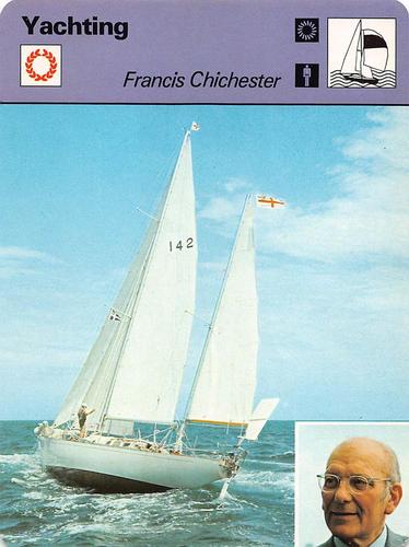 1977-79 Sportscaster Series 34 #34-04 Francis Chichester Front