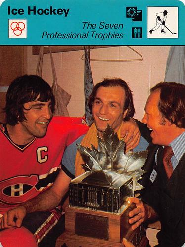 1977-79 Sportscaster Series 38 #38-07 The Seven Professional Trophies Front