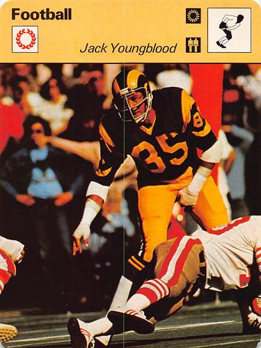 1977-79 Sportscaster Series 38 #38-22 Jack Youngblood Front
