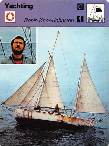 1977-79 Sportscaster Series 38 #38-01 Robin Knox-Johnston Front