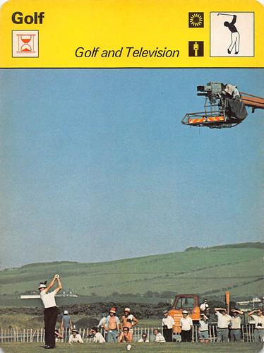 1977-79 Sportscaster Series 39 #39-05 Golf and Television Front