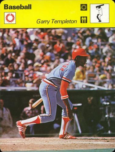 1977-79 Sportscaster Series 40 #40-01 Garry Templeton Front