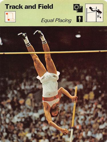 1977-79 Sportscaster Series 40 #40-08 Equal Placing Front