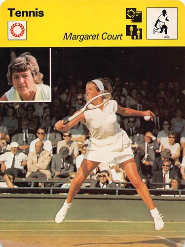 1977-79 Sportscaster Series 41 #41-13 Margaret Court Front