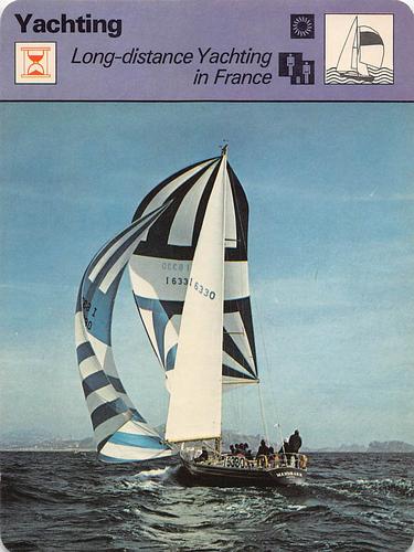 1977-79 Sportscaster Series 43 #43-10 Long-distance Yachting in France Front