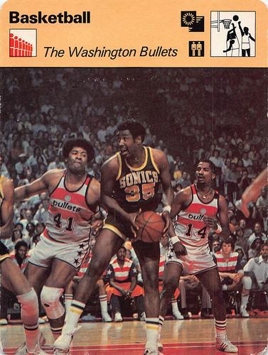 1977-79 Sportscaster Series 43 #43-01 The Washington Bullets Front