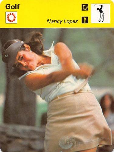 1977-79 Sportscaster Series 43 #43-11 Nancy Lopez Front
