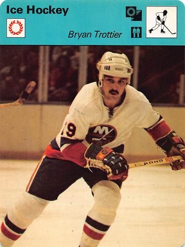 1977-79 Sportscaster Series 46 #46-21 Bryan Trottier Front