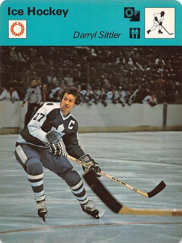 1977-79 Sportscaster Series 47 #47-18 Darryl Sittler Front
