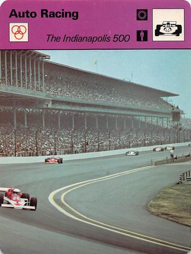 1977-79 Sportscaster Series 49 #49-03 The Indianapolis 500 Front