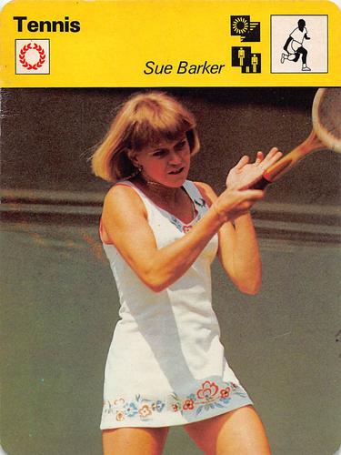 1977-79 Sportscaster Series 49 #49-13 Sue Barker Front