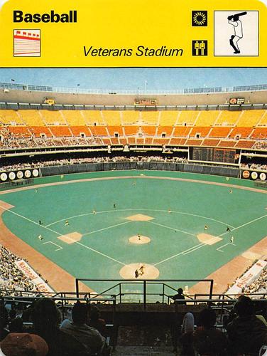 1977-79 Sportscaster Series 58 #58-21 Veterans Stadium Front