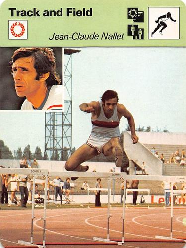 1977-79 Sportscaster Series 60 #60-22 Jean-Claude Nallet Front