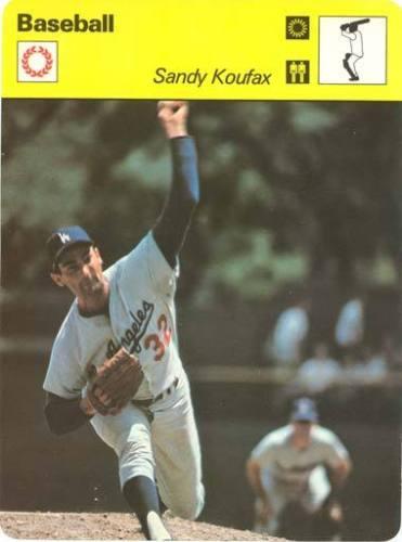 1977-79 Sportscaster Series 60 #60-23 Sandy Koufax Front