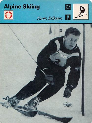 1977-79 Sportscaster Series 61 #61-18 Stein Eriksen Front