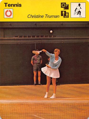 1977-79 Sportscaster Series 67 #67-19 Christine Truman Front