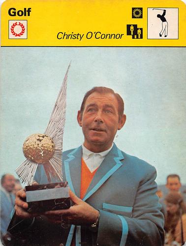 1977-79 Sportscaster Series 68 #68-11 Christy O'Connor Front