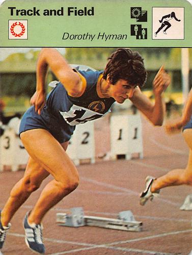 1977-79 Sportscaster Series 68 #68-14 Dorothy Hyman Front