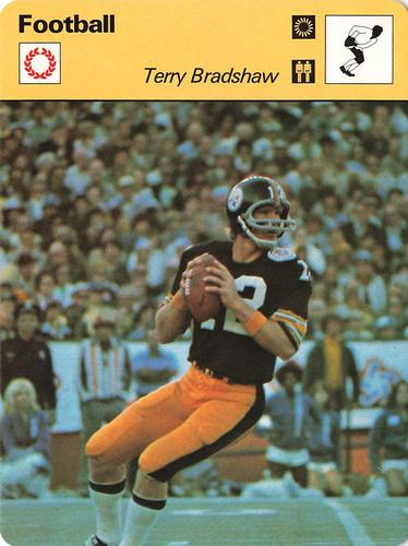 1977-79 Sportscaster Series 69 #69-02 Terry Bradshaw Front