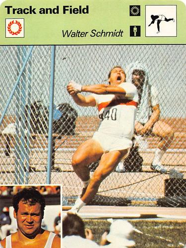 1977-79 Sportscaster Series 75 #75-01 Walter Schmidt Front