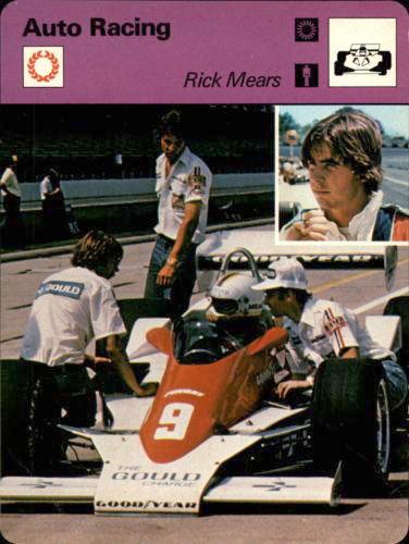 1977-79 Sportscaster Series 80 #80-03 Rick Mears Front