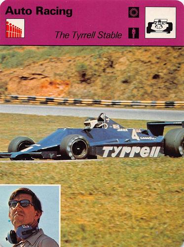 1977-79 Sportscaster Series 88 #88-21 The Tyrrell Stable Front