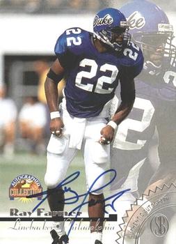 1996-97 Score Board Autographed Collection - Silver Foil Autographs #NNO Ray Farmer Front