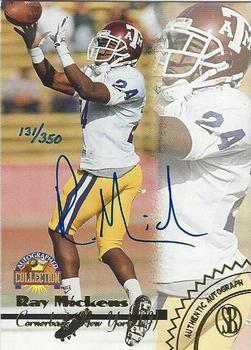 1996-97 Score Board Autographed Collection - Gold Foil Autographs #NNO Ray Mickens Front