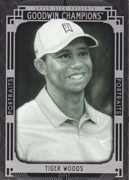 2015 Upper Deck Goodwin Champions #143 Tiger Woods Front