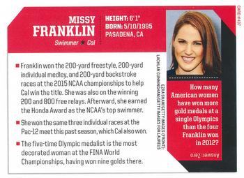 2015 Sports Illustrated for Kids #437 Missy Franklin Back