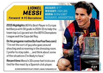 2015 Sports Illustrated for Kids #482 Lionel Messi Back