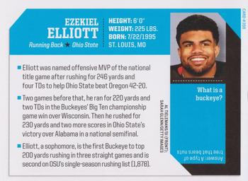 2015 Sports Illustrated for Kids #398 Ezekiel Elliott Back