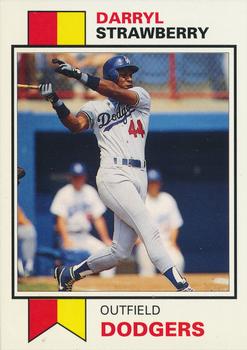 1993 SCD Sports Card Pocket Price Guide #44 Darryl Strawberry Front