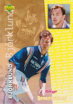 1997 Upper Deck Kellogg's Sports Stars (Finland) #SS8 Joachim Bjorklund Front