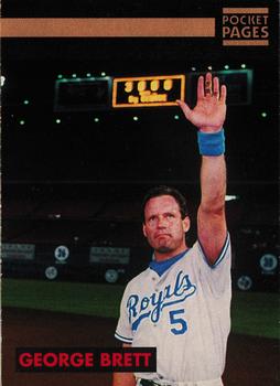1992-94 Pocket Pages Cards #24 George Brett Front