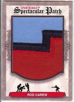2012 Sportkings Series E - Spectacular Patch #SP-23 Rod Carew Front