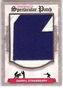 2012 Sportkings Series E - Spectacular Patch #SP-249 Darryl Strawberry Front